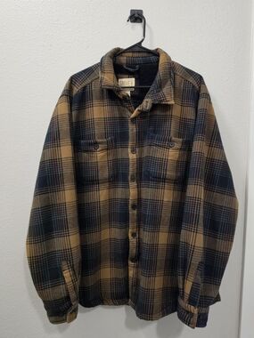 Grove & Hollow Flannel Shirt Jacket - Sherpa Lined
